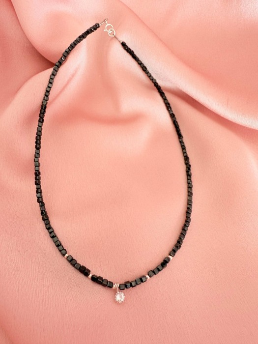 Colier din Spinel si Pandativ Argint [1]