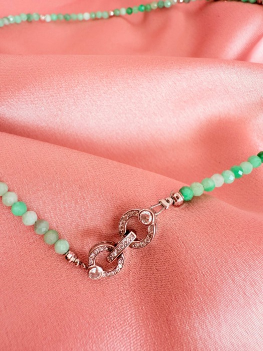 Colier Smarald si Accesoriu Argint [3]