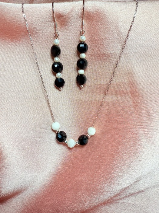 Set Onix Negru si Piatra luni [1]