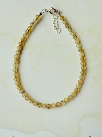 Bracelets - Bratara Argint si Citrin Dama