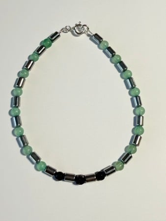 Bracelets - Bratara Barbateasca Aventurin si Hematit