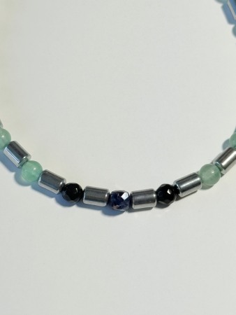 Bratara Barbateasca Aventurin si Hematit [1]