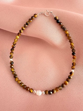 Bracelets - Bratara din Ochi de Tigru si Argint Dama