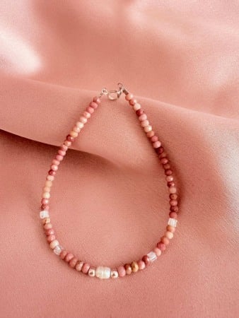 Bratara din Rodonit si Perla [1]