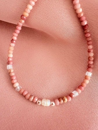 Bracelets - Bratara din Rodonit si Perla