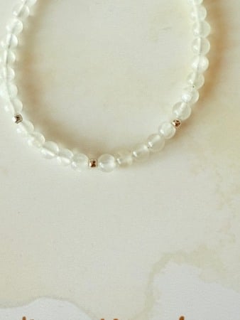 Brățară din Selenit și Argint – Lumină, Claritate și Purificare [2]