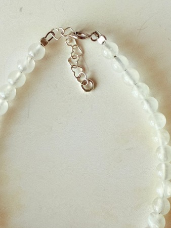 Brățară din Selenit și Argint – Lumină, Claritate și Purificare [1]