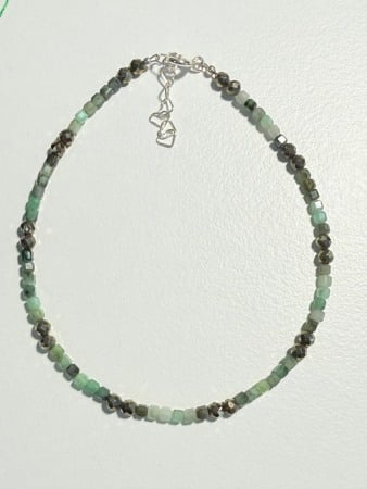 Bracelets - Bratara din Smarald si Pirita Dama