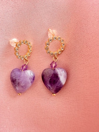 Cercei cu Ametist Cupru [1]