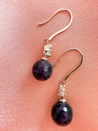 Cercei din Argint cu Ametist [1]
