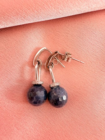 Cercei din Argint cu Safir [1]