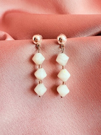 Earrings - Cercei din Argint si Piatra Lunii