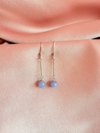 Earrings - Cercei din Argint si Tanzanite