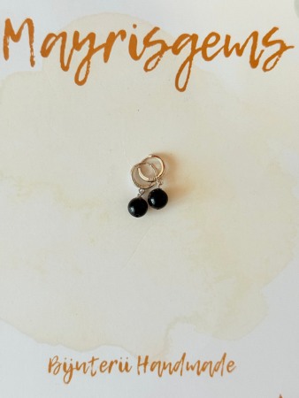 Cercei din Obsidian Negru – Protecție și Putere Interioară [1]