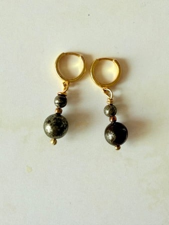 Apparel & Accessories - Cercei din Pirită – Magnetism, Încredere și Abundență