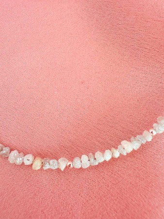 Colier din Diamant Brut cu Argint [1]