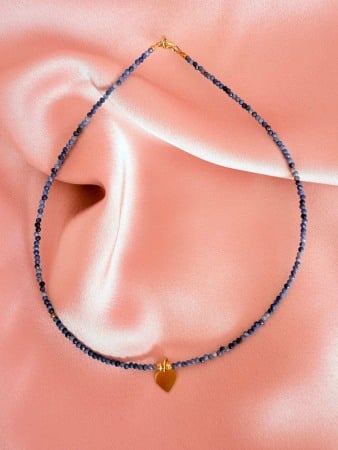 Necklaces - Colier din Safir si Pandativ Inima