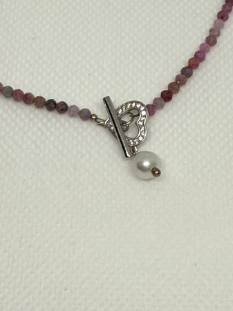 Colier Safir Colorat & Perla [1]