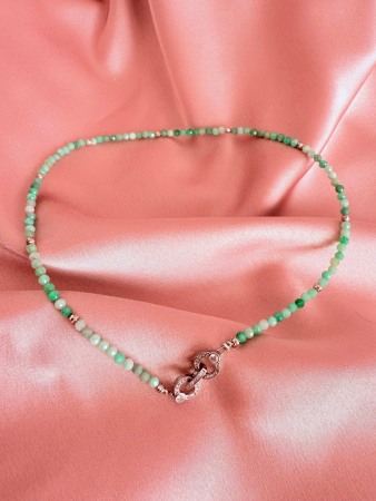 Colier Smarald si Accesoriu Argint [1]