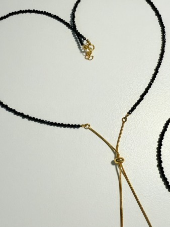 Set  din Turmalina Neagra cu glisare reglabilă [1]