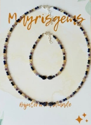 Jewelry Sets - Set Zodia Gemeni – Colier & Brățară – Claritate, Comunicare și Protecție