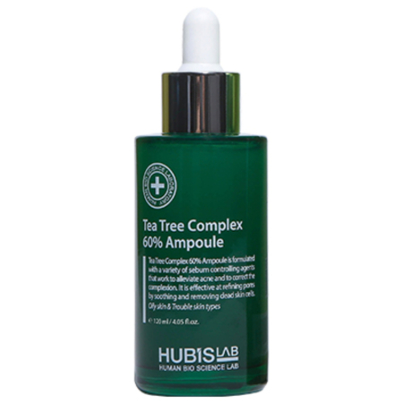 Seruri pentru fata - HUBISLAB Ampoule Cu 60% Complex De Arbore De Ceai, 120 Ml