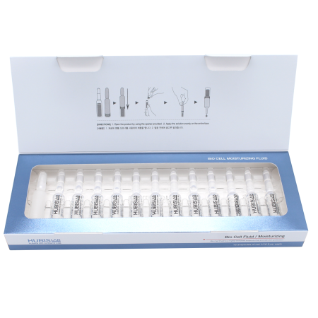 Fiole pentru fata - HUBISLAB Bio Cell Fluid Hidratant, 12X2 Ml