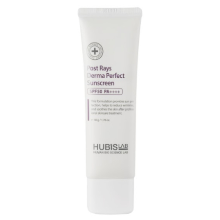 Creme cu protectie solara - HUBISLAB Post Rays Derma Perfect Crema De Fata Cu Protectie Solara Spf50, 50 G