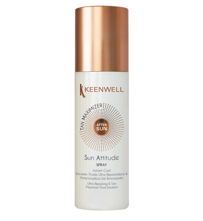 Produse pentru ingrijirea corpului - KEENWELL Sun Attitude Emulsie Fluida Racoritoare, Reparatorare Si Prelungitoare A Bronzului Dupa Plaja, 150 Ml