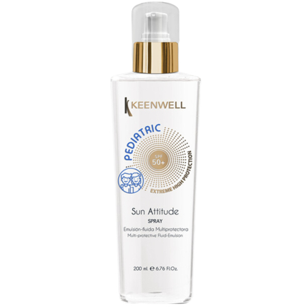 Creme cu protectie solara - KEENWELL Sun Attitude Fluid De Protectie Solara Pentru Copii Spf50, 200 Ml