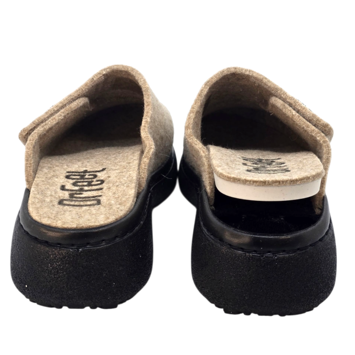 Бежови домашни пантофи Dr Feet 21008 - дамски [7]