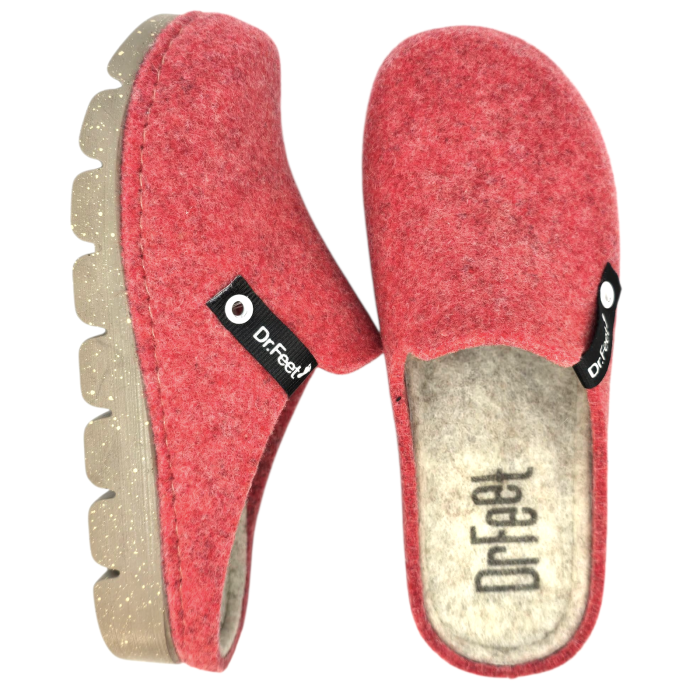 Коралови домашни пантофи Dr Feet 1107 - дамски [6]