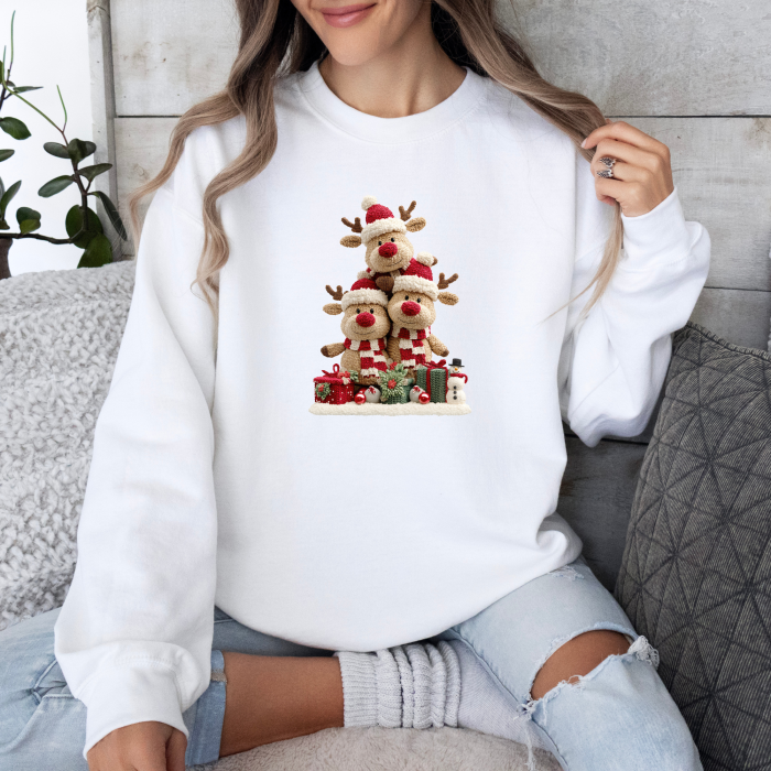 Bluza dama oversize Christmas Reindeer Squad [1]