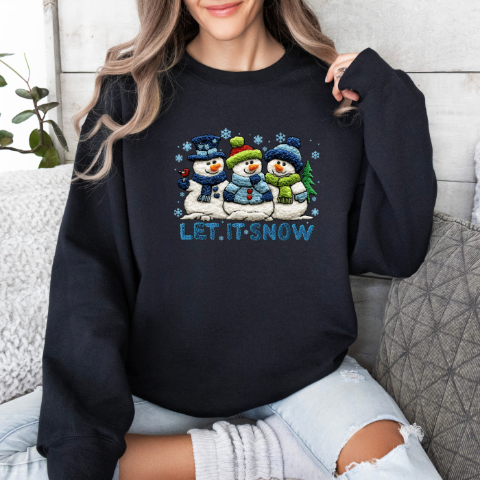 Bluza dama oversize Let It Snow [3]