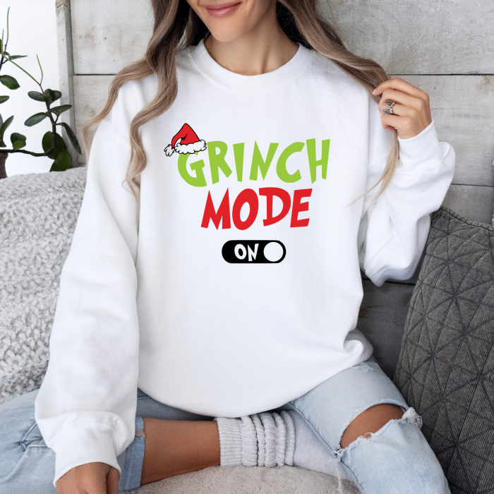 Bluza dama oversize Grinch Mode On [1]