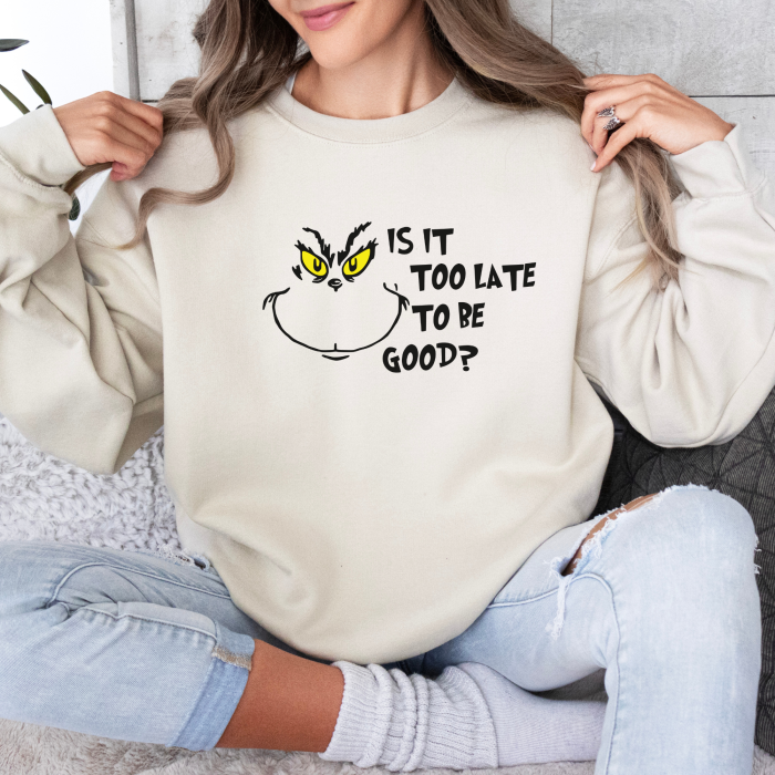 Bluza dama oversize Is It Too Late To Be Good [2]