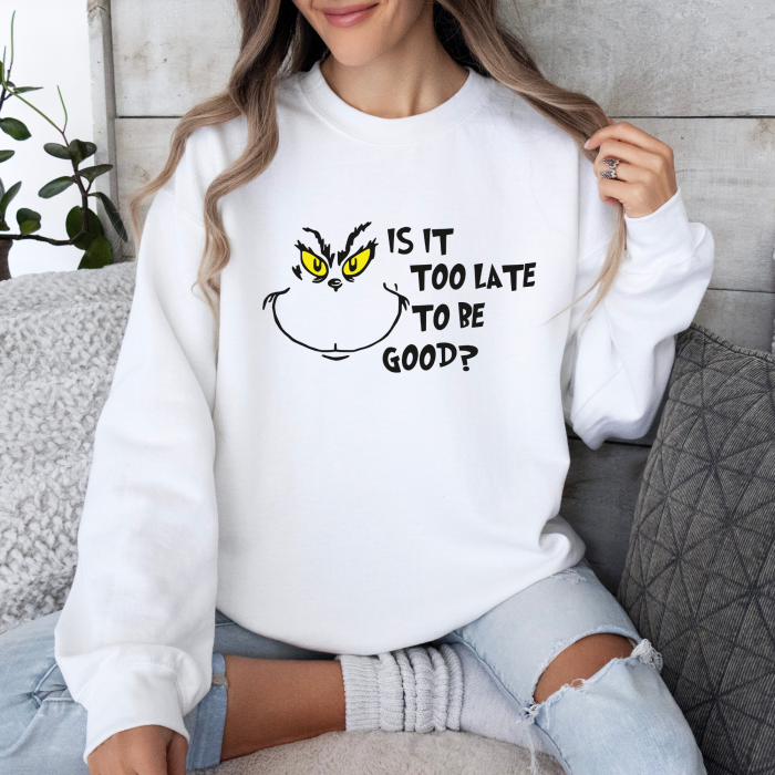 Bluza dama oversize Is It Too Late To Be Good [1]