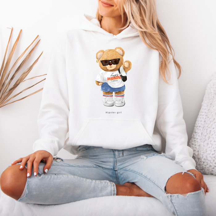 Hanorac dama cu gluga Hipster Girl [1]