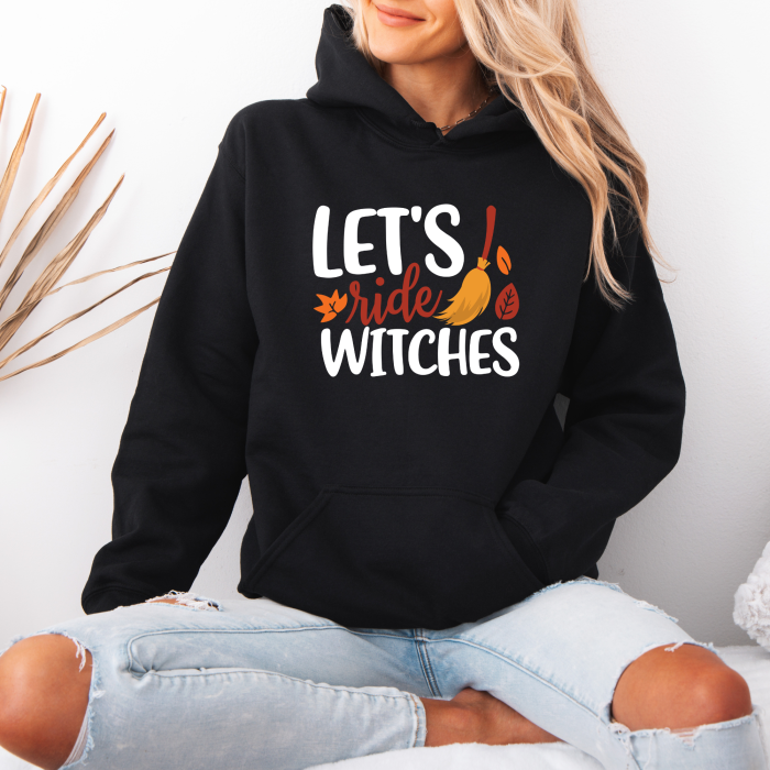 Hanorac dama cu gluga Let’s Ride Witches [1]