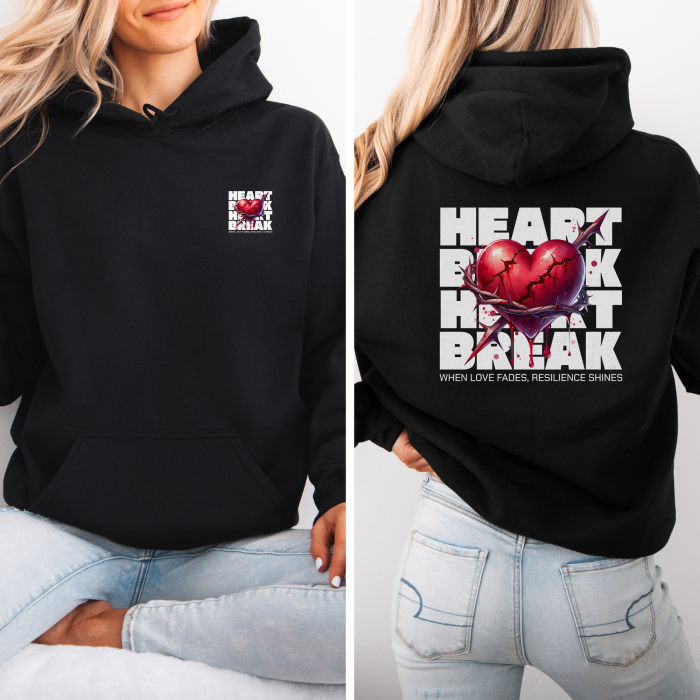 Hanorac dama cu gluga Heart Break [1]