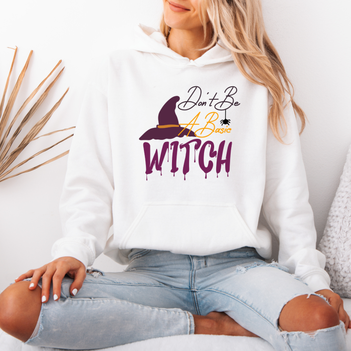 Hanorac dama cu gluga Don’t Be a Basic Witch [1]