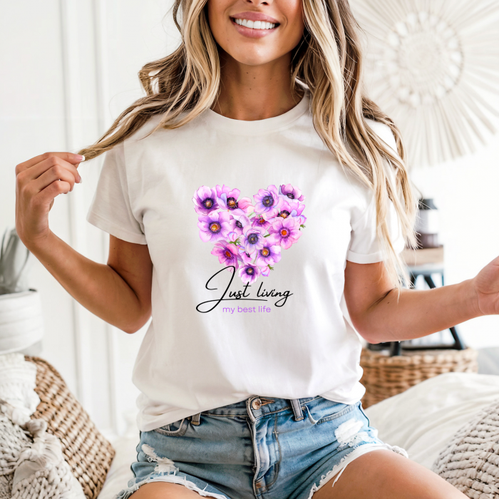 Tricou dama din bumbac 100% regular fit, Alb, marimea M, Fashion 10 [1]