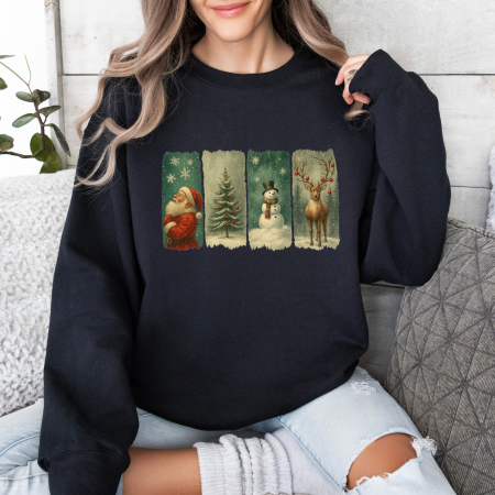 Bluza dama oversize Christmas Magic [2]