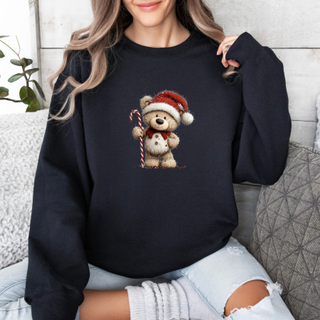 Bluza dama oversize Candy Bear Christmas [2]