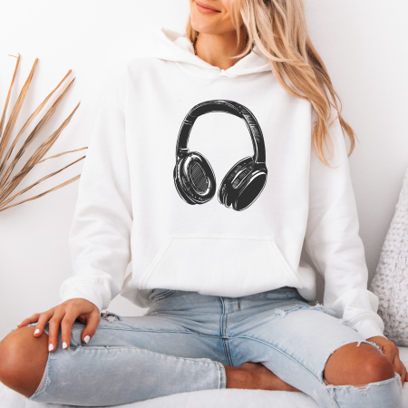 Hanorace dama Street & Urban Art - Hanorac dama cu gluga Headphones