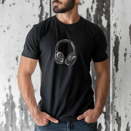Tricouri barbati - Tricou barbati din bumbac 100% regular fit, Alb, marimea M, Urban 21