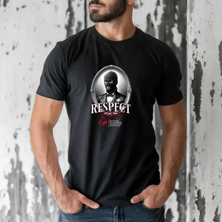 Tricouri barbati - Tricou barbati din bumbac 100% regular fit, Alb, marimea M, Urban 34