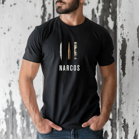 Tricouri barbati - Tricou barbati din bumbac 100% regular fit, Negru, marimea XXL, Urban 40