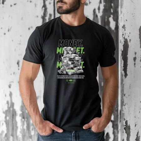 Tricouri barbati - Tricou barbati din bumbac 100% regular fit, Alb, marimea M, Urban 6