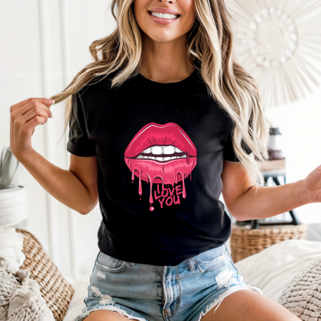 Tricouri dama - Tricou dama din bumbac 100% regular fit, Alb, marimea M, Fashion 42